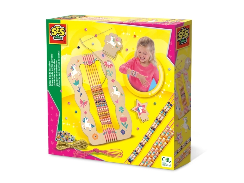 SES Creative 14745, Kit för tillverkning av armband för barn, 6 År, Multifärg | Leksaker - Kreativitet - Mode och smycken | GameStuff