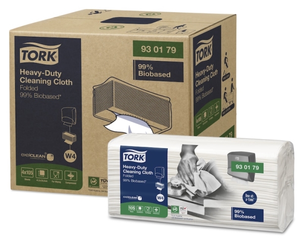 Tork 930179, Recycelte Faser, Recycelbarer Kunststoff, Weiß, 355 Mm, 415 Mm, 1 Stück(E), 356 Mm