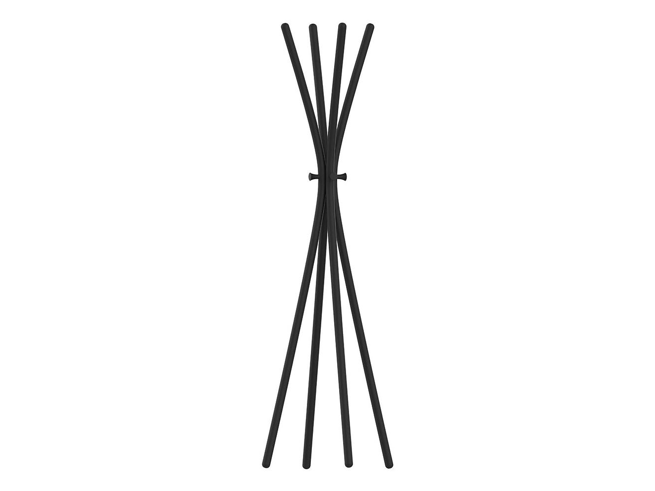 Unilux Totem, Bodenstehend, Metall, 8 Haken, Schwarz, 10 Kg, Erwachsene