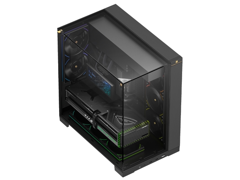 Thermalright A70, Desktop, Pc, Schwarz, Atx, Micro Atx, Mini-Itx, Acrylnitril-Butadien-Styrol, Spcc, Gehärtetes Glas, Mehr