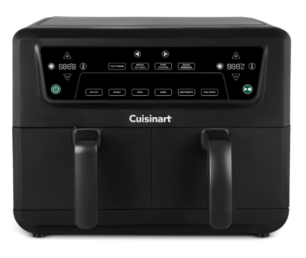 Cuisinart AFD10OBLE, Varmluftsfritös, 10,4 l, 210 ° C, 12 personer, 60 min, Dubbel | Köksapparater - Köksmaskiner - Fritös | GameStuff