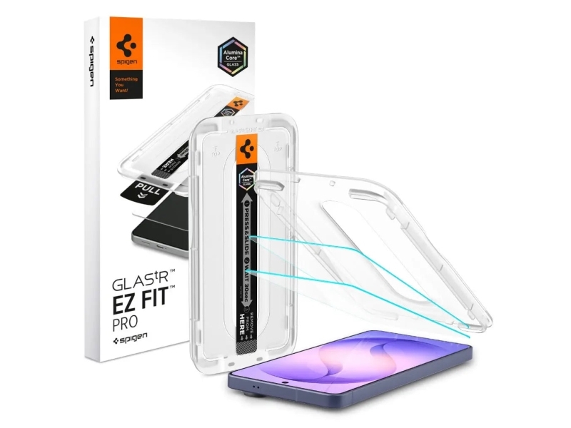 Spigen Glas.Tr Ez Fit Pro, Samsung, Galaxy S26+, Transparent, 2 Stück(E)