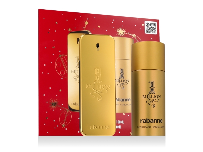 Paco Rabanne 1 Million Men Eau De Toilette Spray 100Ml Deodorant Spray 150Ml Set