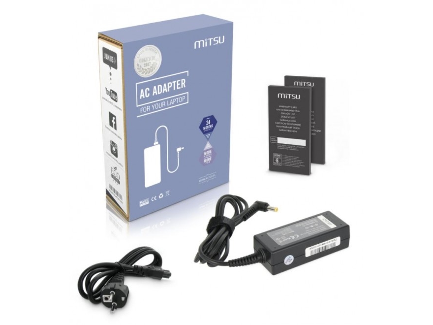 Mitsu 19V 1.58A (5.5X1.7) Ac Adapter Für Acer, Dell, Packard Bell Notebooks