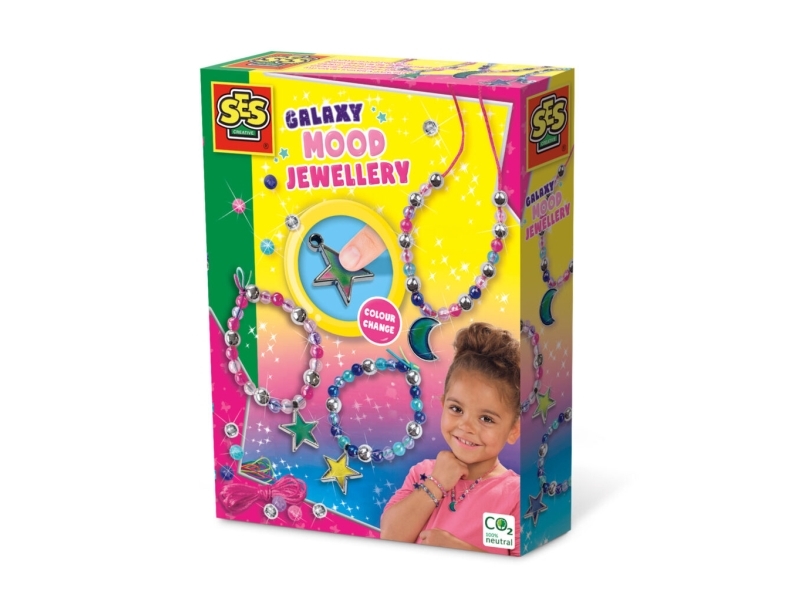 SES Creative 14763, Kit för tillverkning av smycken för barn, 3 År, Multifärg | Leksaker - Kreativitet - Pärlor | GameStuff