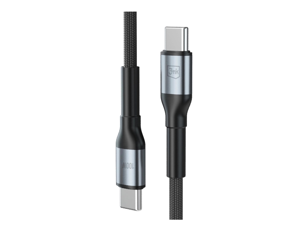 3Mk Usb-C - Usb-C 2 M Usb-Kabel Sort (5903108680196)