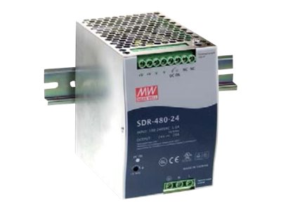 Mean Well Sdr-480-24 Strømforsyning Til Din-Skinne (Din-Schiene) 24 V/Dc 20 A 480 W 1 X