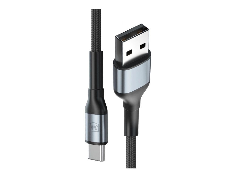 3Mk Hyper Cable N-Series - Usb-Kabel - 4 Pin Usb Type A (Qc 3.0) (Han) Til Usb-C (Han) - Usb 2.0 - 9 V - 2 A - 1 M - Fast Charging Op Til 18 Watt - S