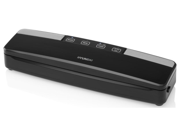 Hyundai VS100, Svart, 0,6 mbar, 125 W, 370 mm, 100 mm, 70 mm | Köksapparater - Köksmaskiner - Vakuumförpackningsmaskiner | GameStuff