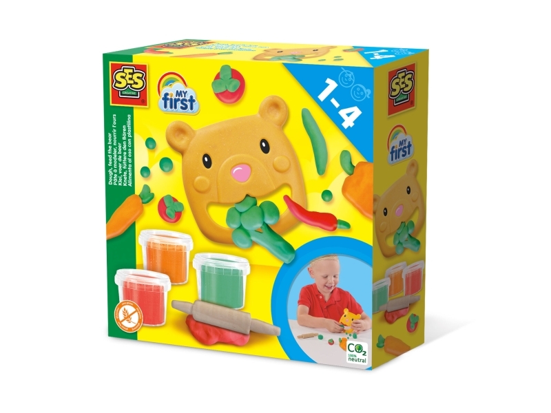 Ses Creative My First - Knete, Füttere Den Bären, Töpfer-Set Für Kinder, 1 Jahr(E), Karton
