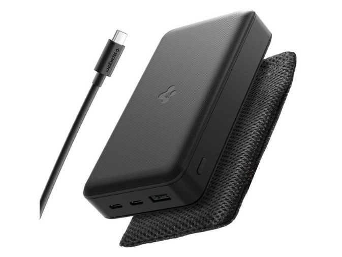 Spigen Ea3020 20000Mah 30W Power Bank - Juodos Spalvos