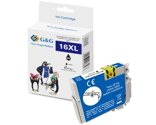 G&G 14638, Højt (Xl) Udbytte, Sort, 14,6 Ml, 1 Stk, 500 Sider, Enkelt Pakke