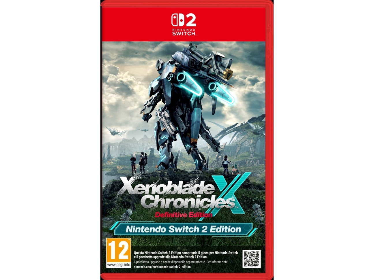 Nintendo Xenoblade Chronicles X: Definitive Edition (Switch 2), Nintendo Switch 2, Moninpelitila, T (teini-ikäinen), Fyysinen materiaali