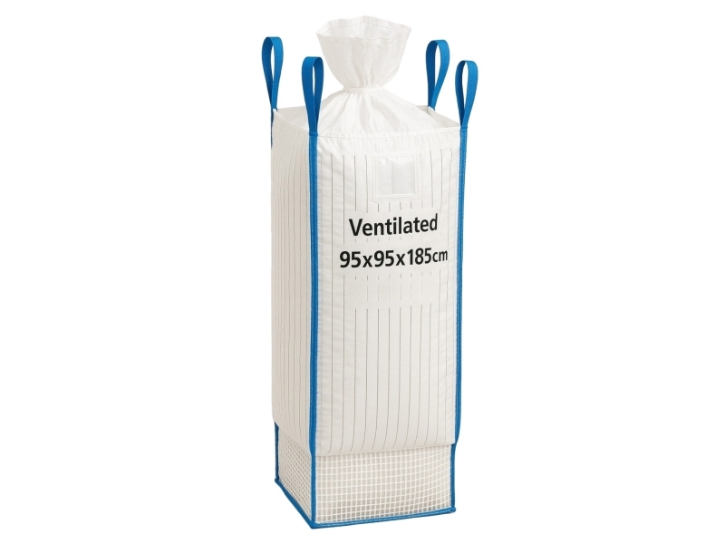 Extralink Big Bag Ventiled 95X95x185cm 1200Kg Z Lejem, 1680 L, Weiß, 900 Mm, 900 Mm, 1850 Mm, 1 Stück(E)