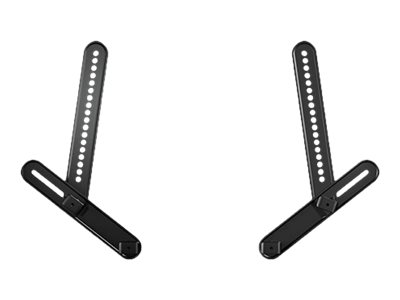Chief Universal Soundbar Mount Kit - Black - Monteringssæt (2 x mounting brackets) - for lydbarre - sort - monteringsgrænseflade: VESA - VESA-bøjlemonering