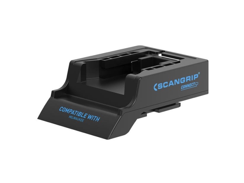 Connector til Scangrip CONNECT lampe og 18-V-MILWAUKEE batteri