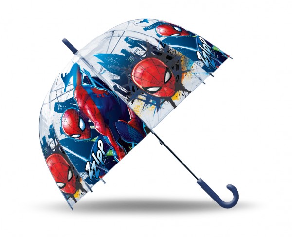 Paraply med transparent manual - Spiderman | Sport & Träning - Tillbehör - Paraply | GameStuff