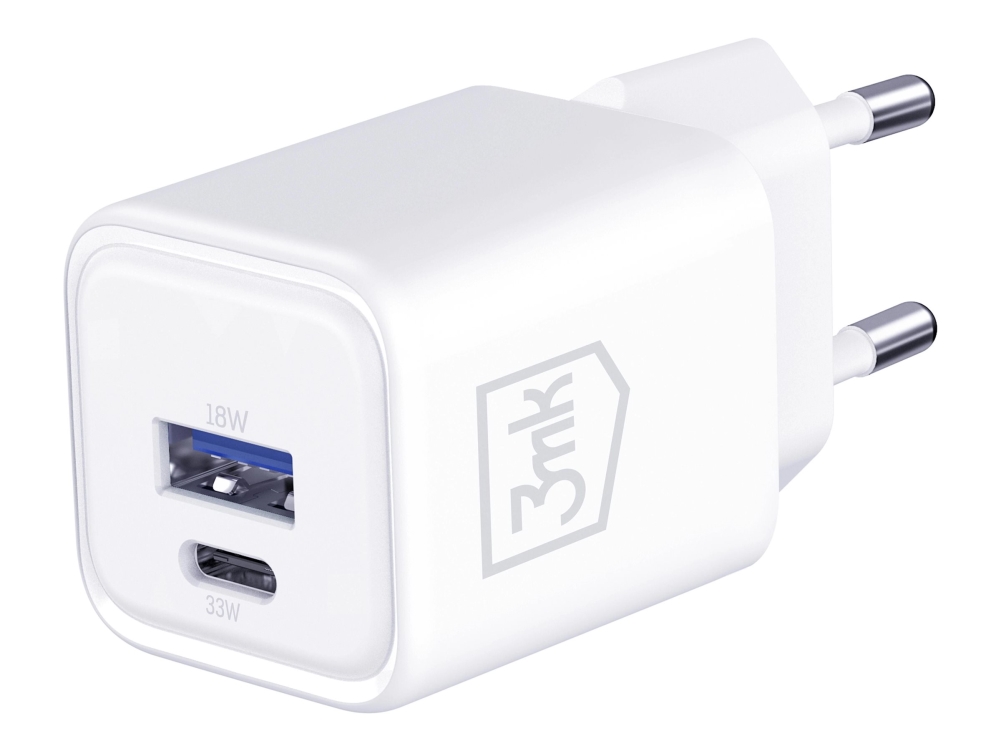 Netzlader 3Mk Hyper Charger Pd 33W Gan, Qc4+ Weiß