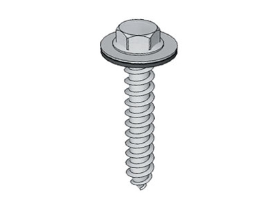 Keno K-20, Schraube, Edelstahl, M6, Vollgewinde, Sechskantkopf, Grau