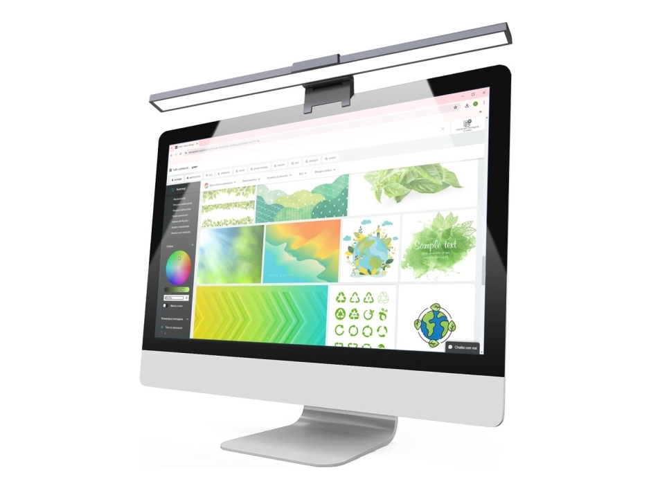 Techly I-LAMP-DSK11, Sort, 250 lm, 3000 K, 5000 K, Berøring, USB