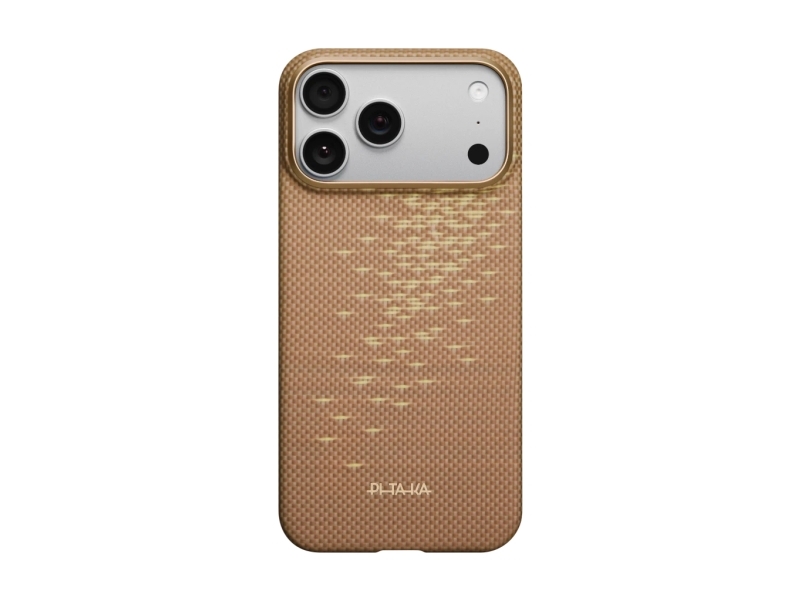 Pitaka Aramid Case Ultra-Slim, Cover, Apple, Iphone 17 Pro, 16 Cm (6.3"), Guld