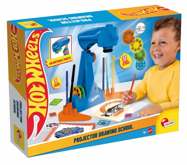 Lisciani LISCIANI HOT WHEELS TEGNESKOLE MED PROJEKTOR