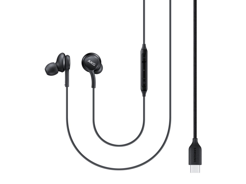 Samsung Eo-Ic100bbeg Akg Skirta Galaxy S20 / S20 Plus / S20 Ultra Stereo Type-C Ausines Su Mikrofonu 1.2M Cable Juodas (Oem)