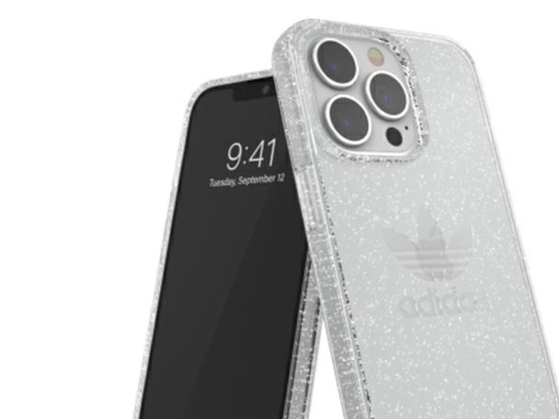 Adidas Or Transparente Schutzhülle Mit Glitter Für Iphone 13 Pro / Iphone 13 - Transparent Silber