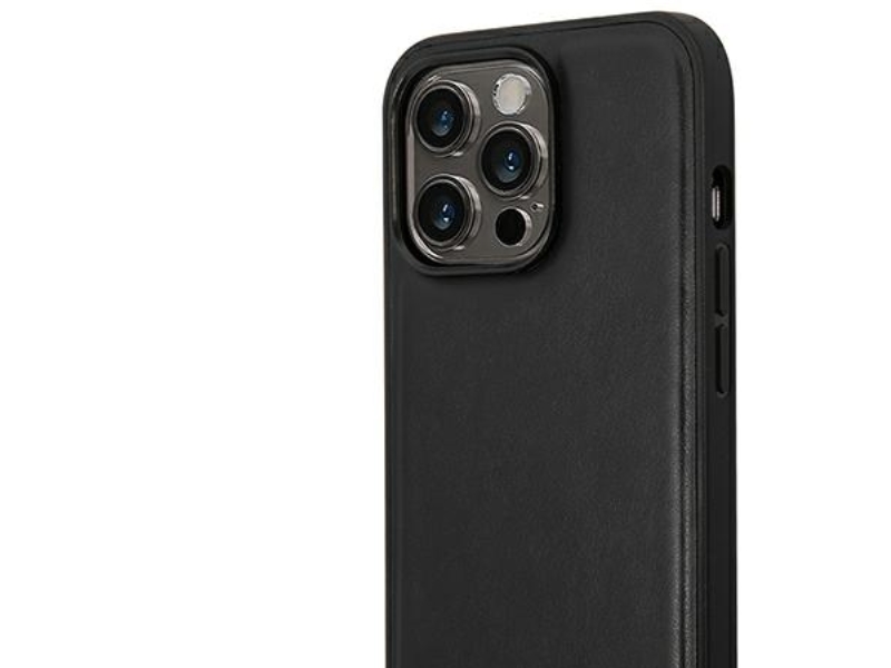 Etui Bmw Bmhmp14l22ptdk Til Iphone 14 Pro 6,1" - Sort/Sort Læder Stemplet Tricolor Magsafe