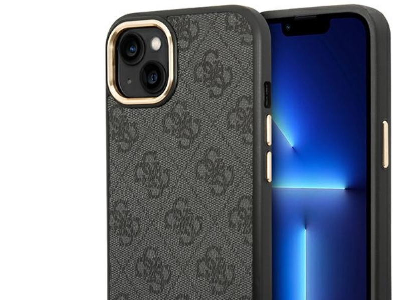 Guess Guhcp14mhg4shk Iphone 14 Plus 6.7&Quot Sort/Hard Case 4G Vintage Gold Logo