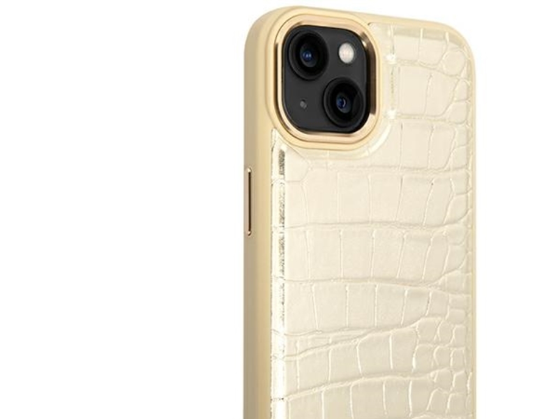 Guess Guhcp14mhgcrhd Iphone 14 Plus 6.7" Guld/Guld Hardcase Croco Collection