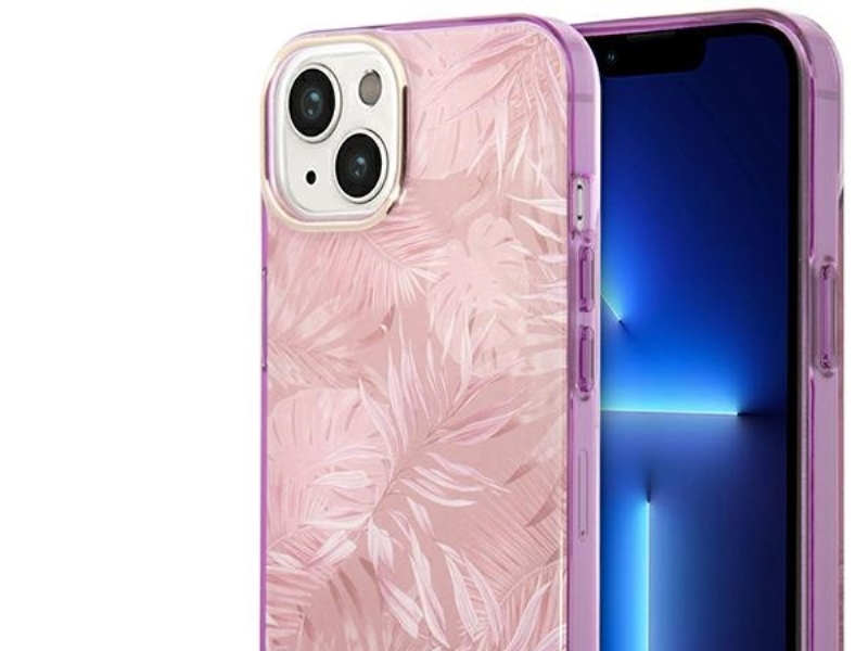 Guess Guhcp14mhgjghp Iphone 14 Plus 6,7" Hardcase Jungle Collection - Pink/Pink