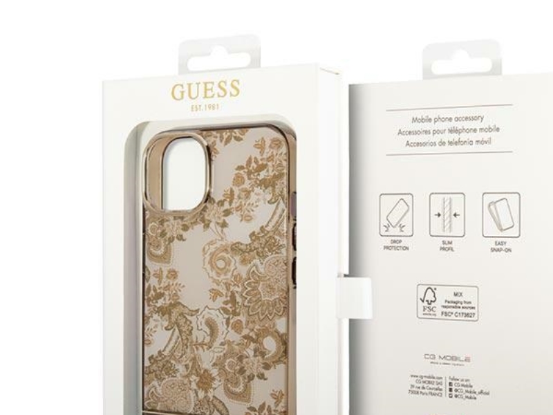 Guess Guhcp14mhgplhc Iphone 14 Plus 6,7" Ocker Hardcase Porcelain Collection