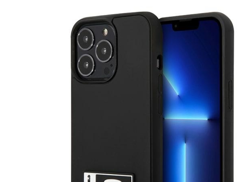 Karl Lagerfeld Ikonik Patch-Cover Für Iphone 13 Pro / Iphone 13 - Schwarz