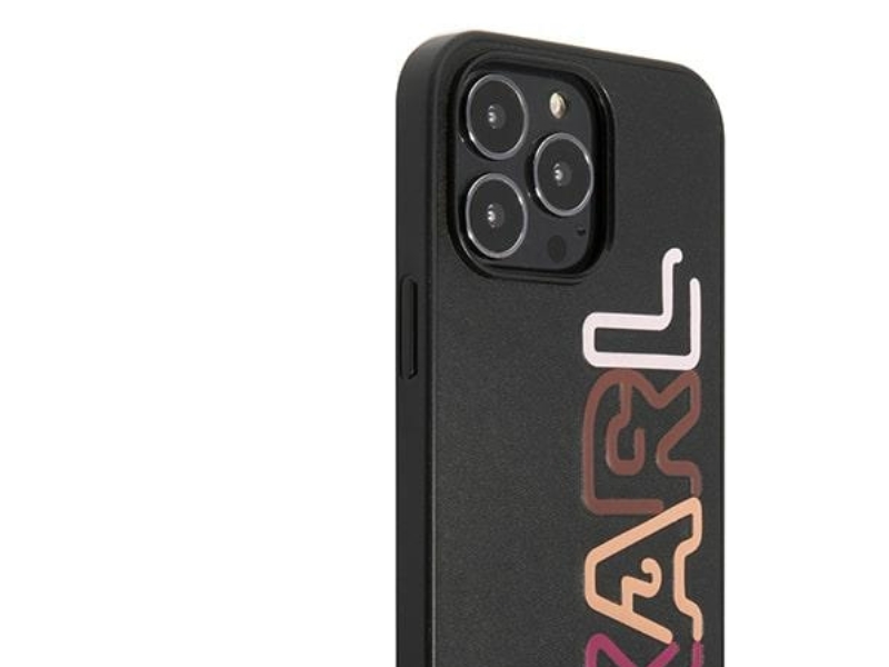Karl Lagerfeld Multipink Brand Case Für Iphone 13 Pro / Iphone 13 - Schwarz