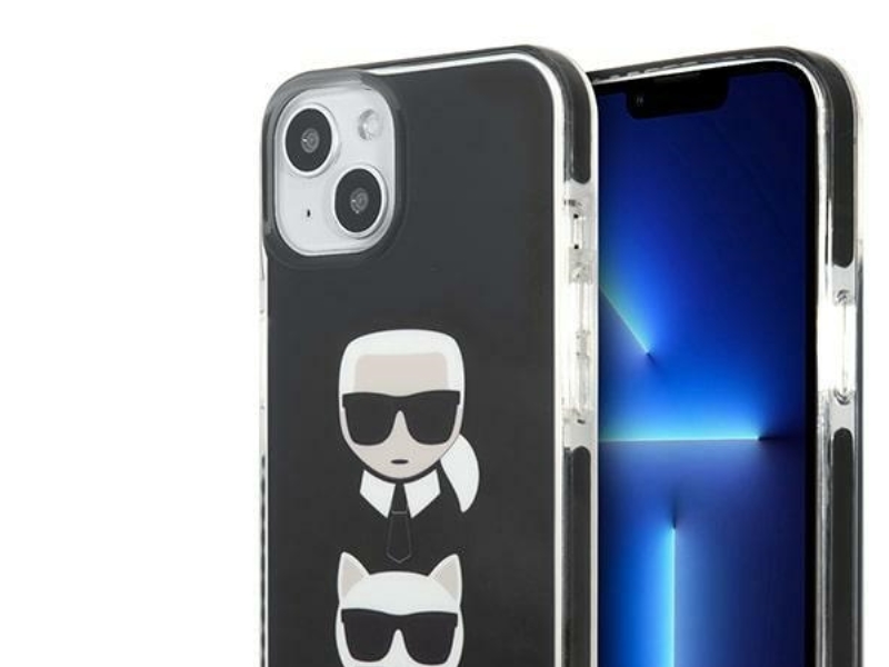 Karl Lagerfeld Karl&Choupette Head Case Für Iphone 13 Schwarz
