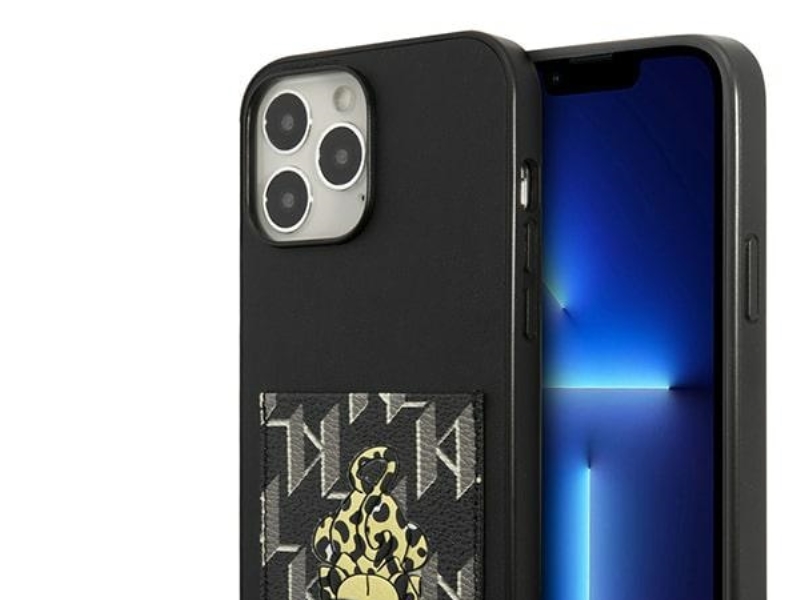 Karl Lagerfeld Karlimals Kortholder-Cover Til Iphone 13 Pro Max - Sort