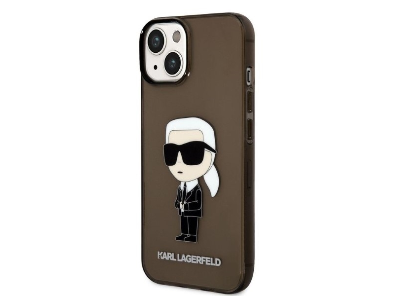 Karl Lagerfeld Ikonik Karl Hülle Für Iphone 14 Plus - Schwarz