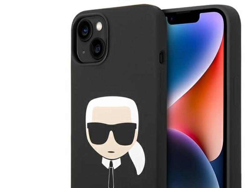 Karl Lagerfeld Silikon Karl’S Head Magsafe Case Für Iphone 14 Plus - Schwarz