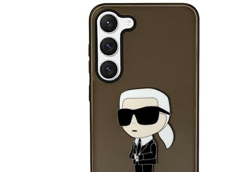 Karl Lagerfeld Klhcs23mhniktck S23+ S916 Sort/Sort Hardcase Ikonik Karl Lagerfeld