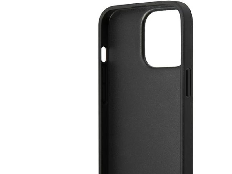 Bmw Bmhcp14x22rbdk Hülle Für Iphone 14 Pro Max 6.7" Schwarz/Schwarz Hardcase Leder Blue Dots