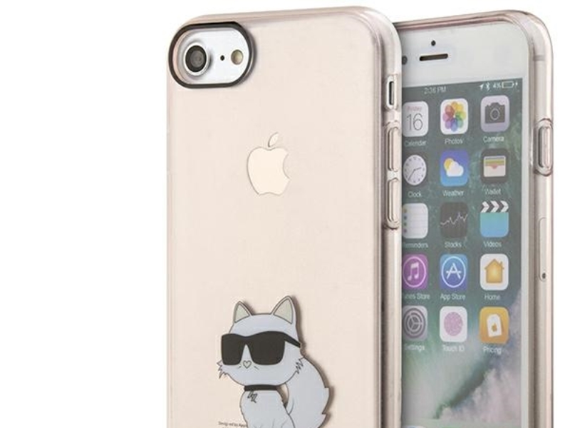 Karl Lagerfeld Klhci8hnchtcp Iphone 7/8/Se 2020 / Se 2022 Hardcase Ikonik Choupette - Pink/Pink