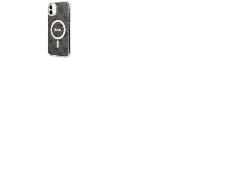 Guess Guhmn61h4stk Hårdt Cover Til Iphone 11 6.1" - Sort/Sort Hardcase 4G Magsafe