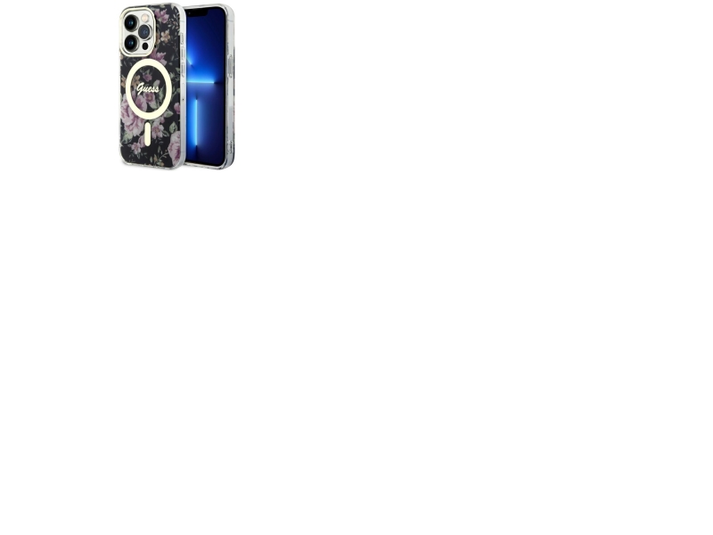 Guess Guhmp14lhcfwsk Hartschalenkoffer Flower Magsafe Til Iphone 14 Pro 6,1" - Sortieren/Sortieren