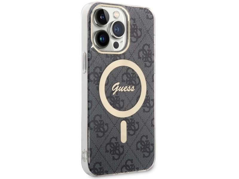Guess 4G Magsafe Cover Til Iphone 14 Pro Max - Sort