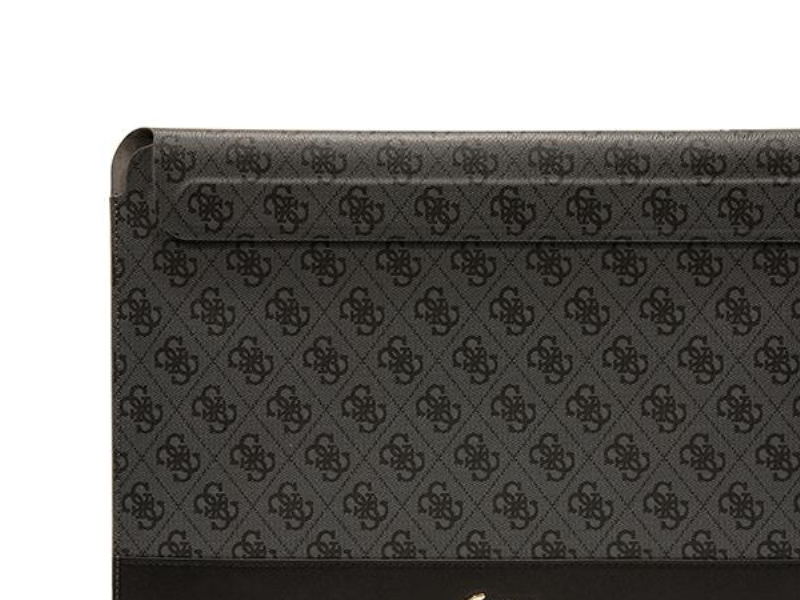 Guess Guess Sleeve Gucs14ps4sgk 14" Schwarz 4G Stripe Metal Logo
