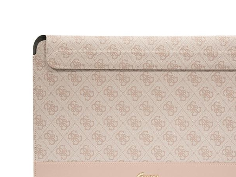 Guess 4G Stripe Metal Logo Hülle Für Ein 14"-Laptop - Pink