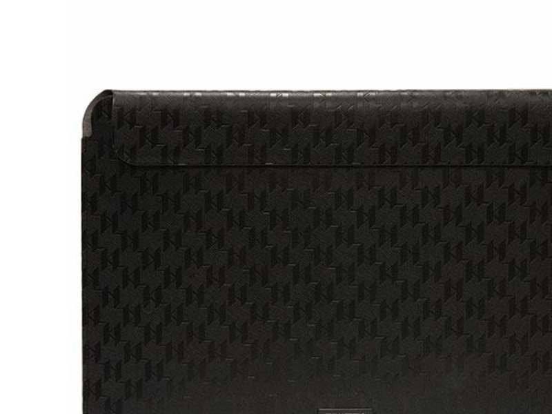 Hülle Karl Lagerfeld Karl Lagerfeld Sleeve Klcs14saklhpk 14" Schwarz/Black Saffiano Plaque