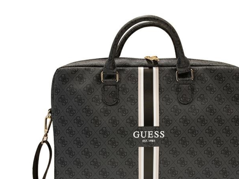 Nešiojamo kompiuterio krepšys 16 Guess 4G Printed Stripes (GUCB15P4RPSK) juodos spalvos