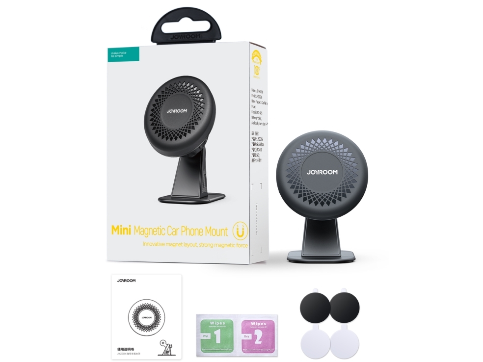 Joyroom magnetisk biltelefonholder til instrumentbrættet Joyroom JR-ZS356 mørkegrå